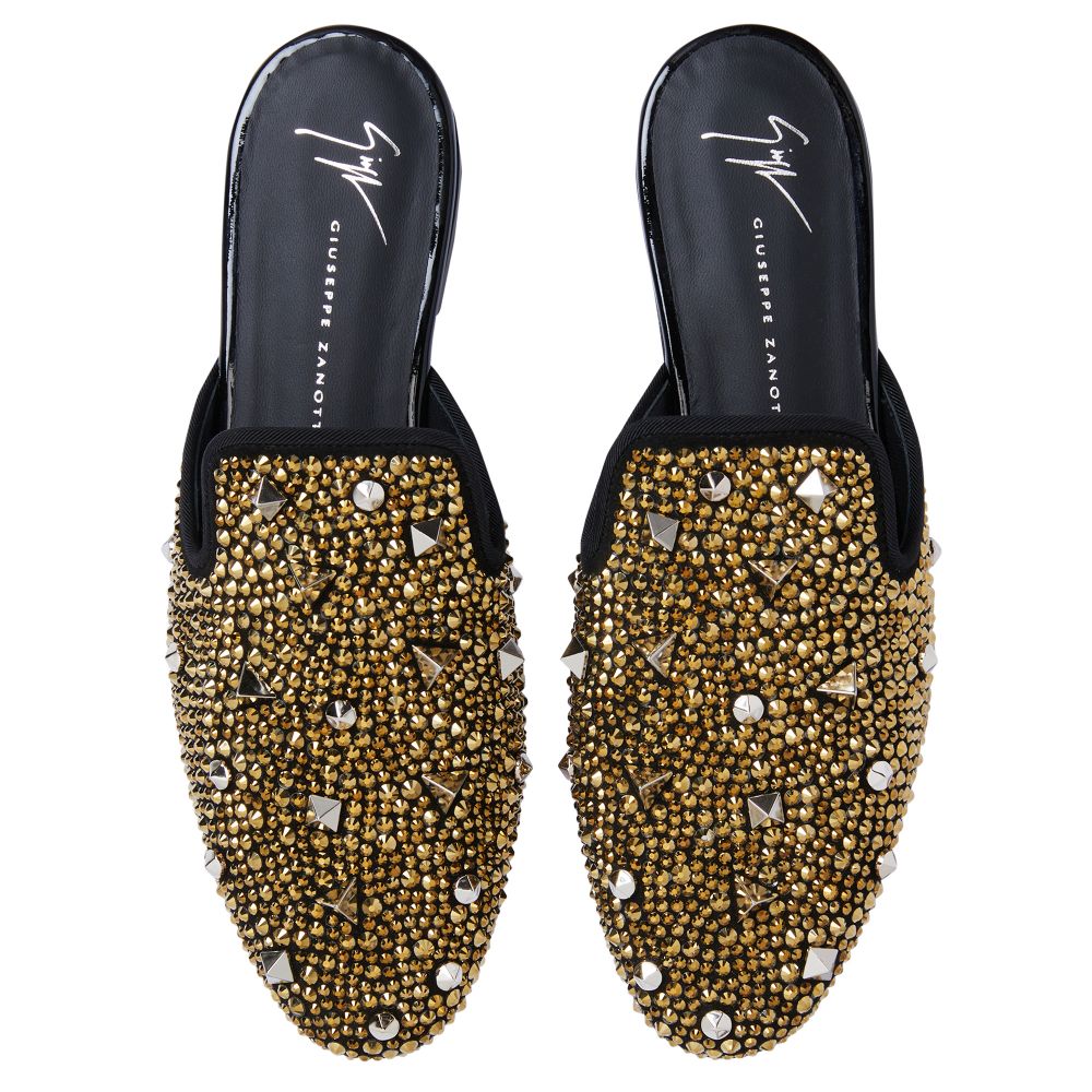 ENCRUSTED ELSA - Black - Loafers