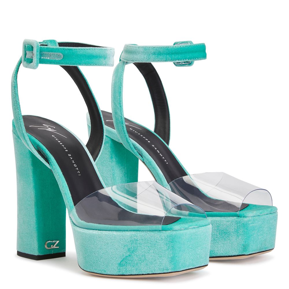 NEW BETTY PLEXI - Blue - Sandals