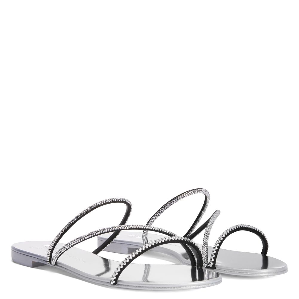 JULIANNE FLAT - Silver - Flats