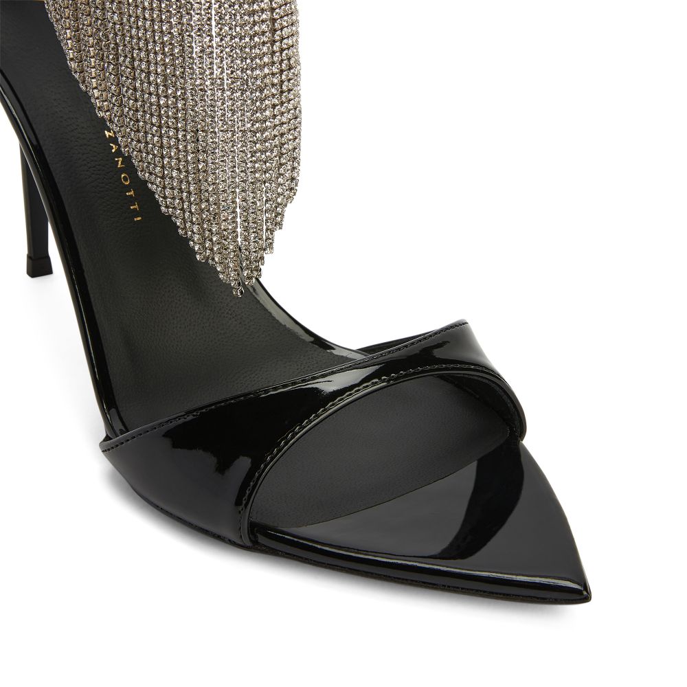 INTRIIGO CRYSTAL - Black - Sandals