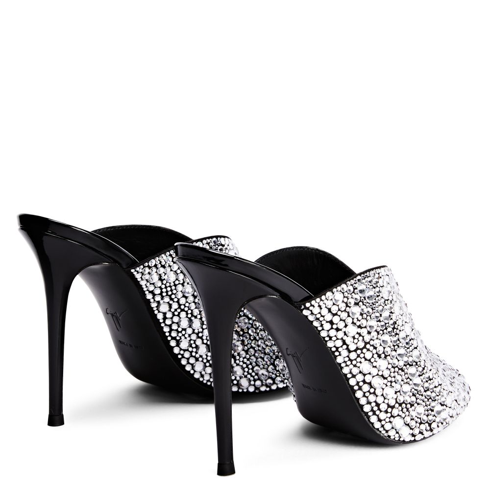 INTRIIGO SPARKLE - Black - Sandals