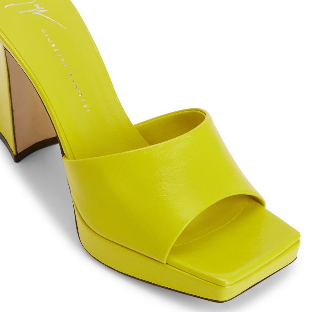 SOLHENE PLATFORM - Yellow - Sandals