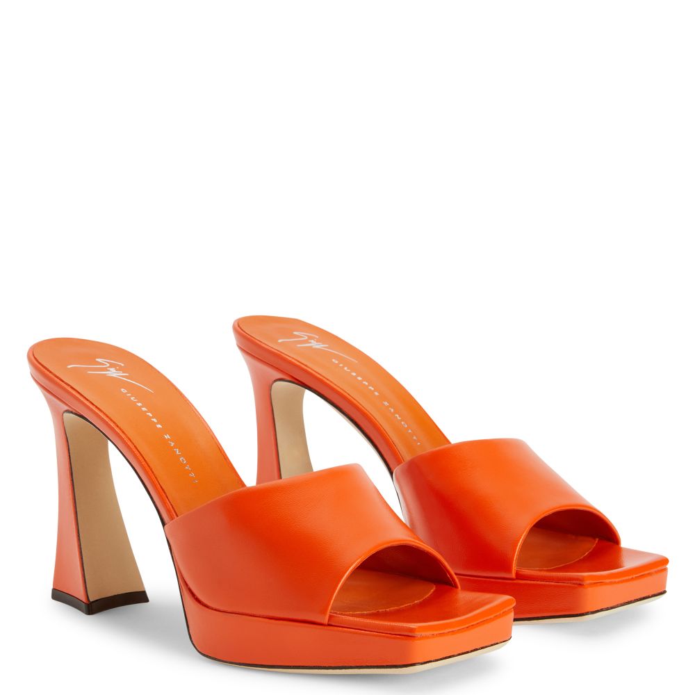 SOLHENE PLATFORM - Orange - Sandals