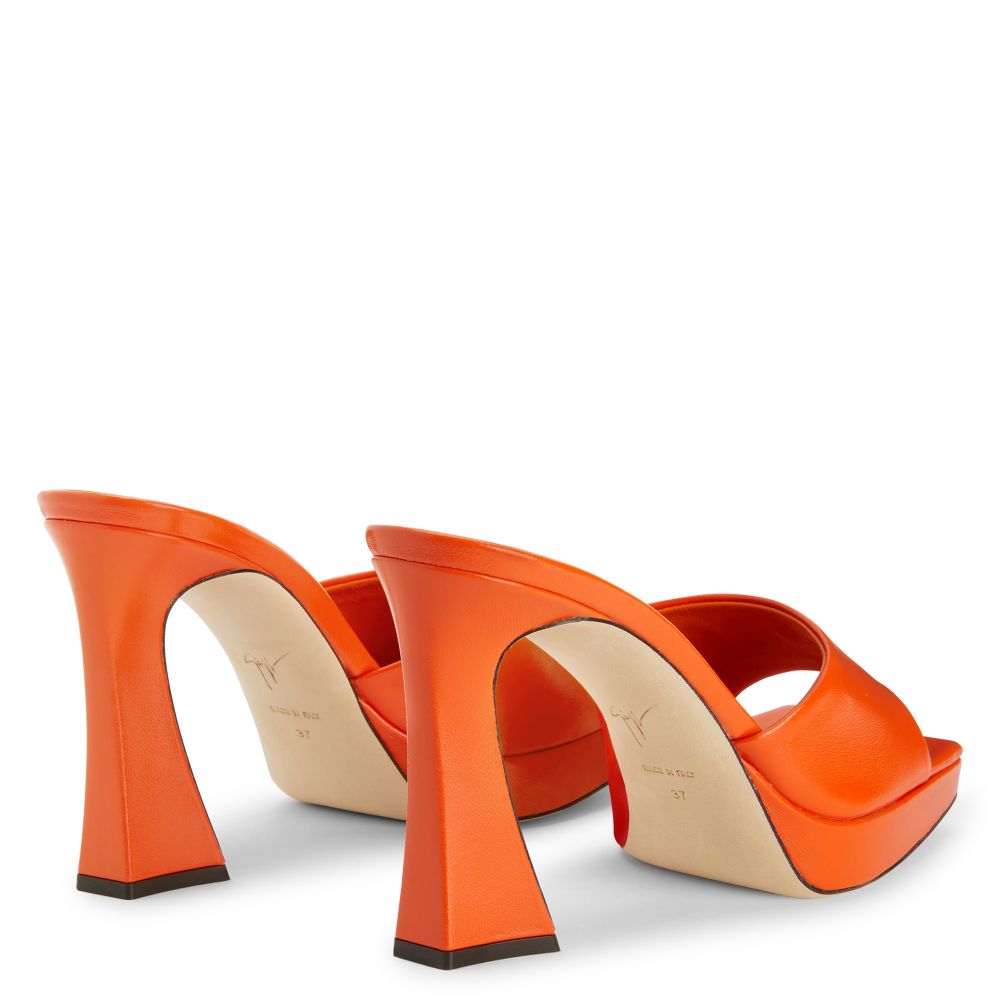 SOLHENE PLATFORM - Orange - Sandals