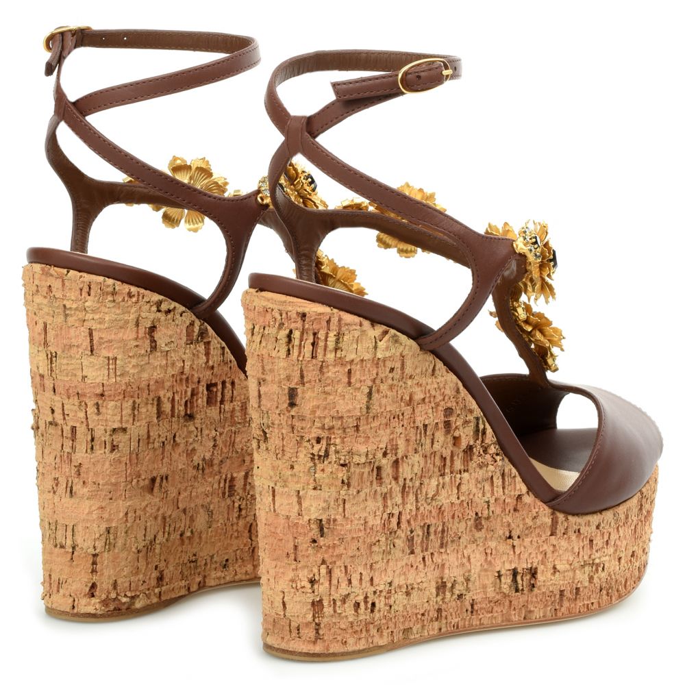 CHANDRA - Brown - Wedges