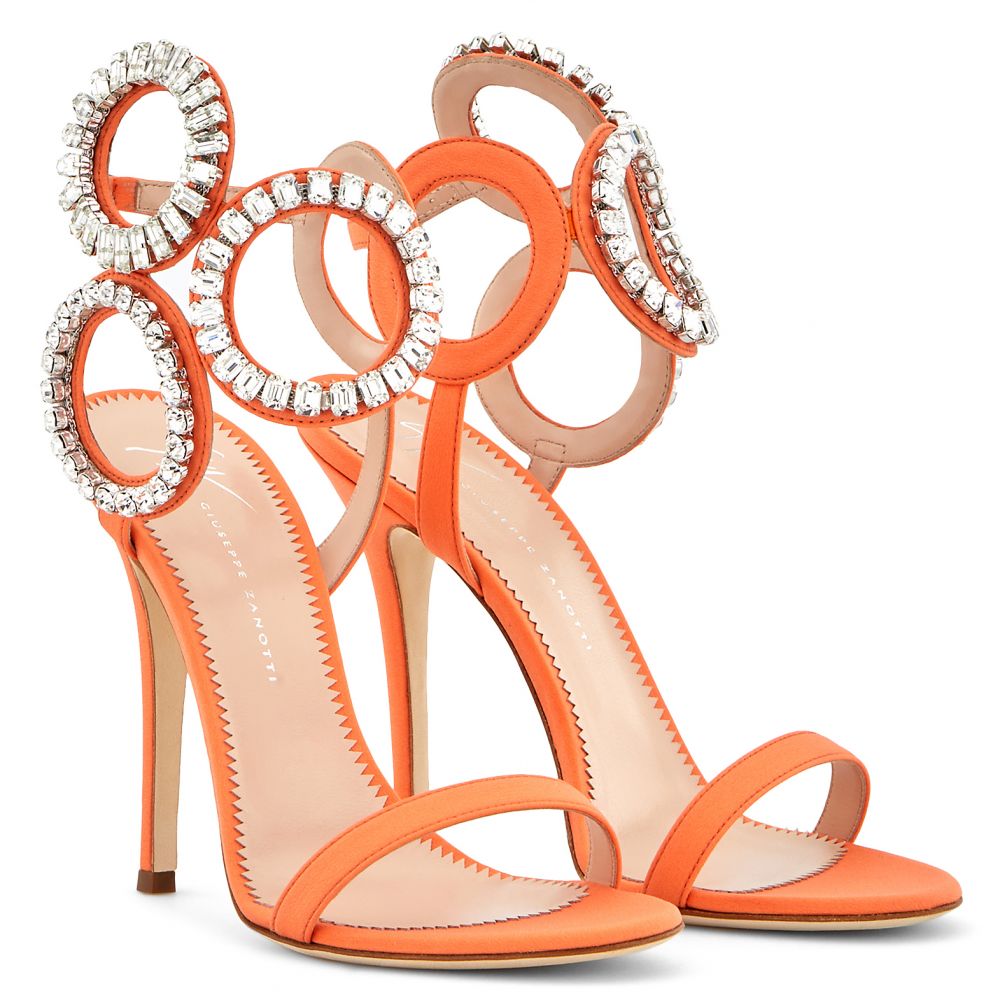 KASSIE CRYSTAL - Orange - Sandals