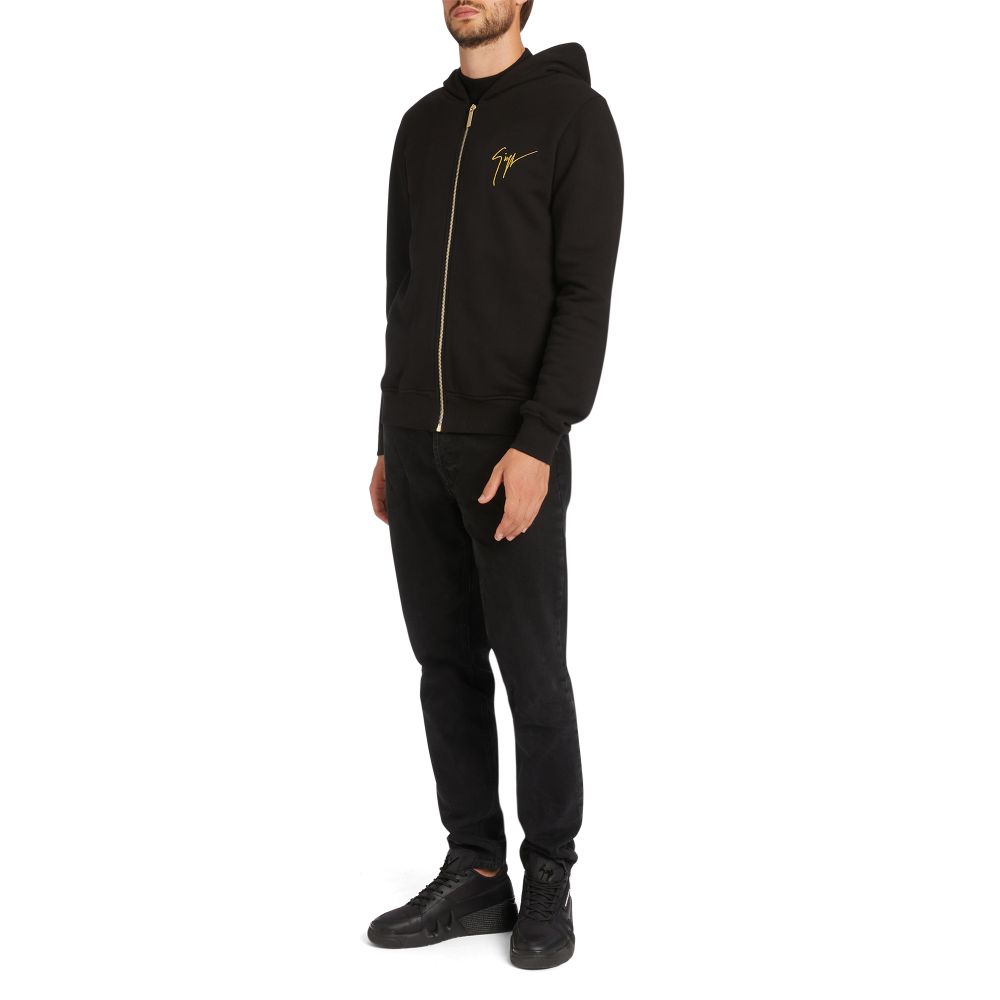 パーカー・フーディ GIUSEPPE ZANOTTI Men Tops ERU2013001 Black LR-17