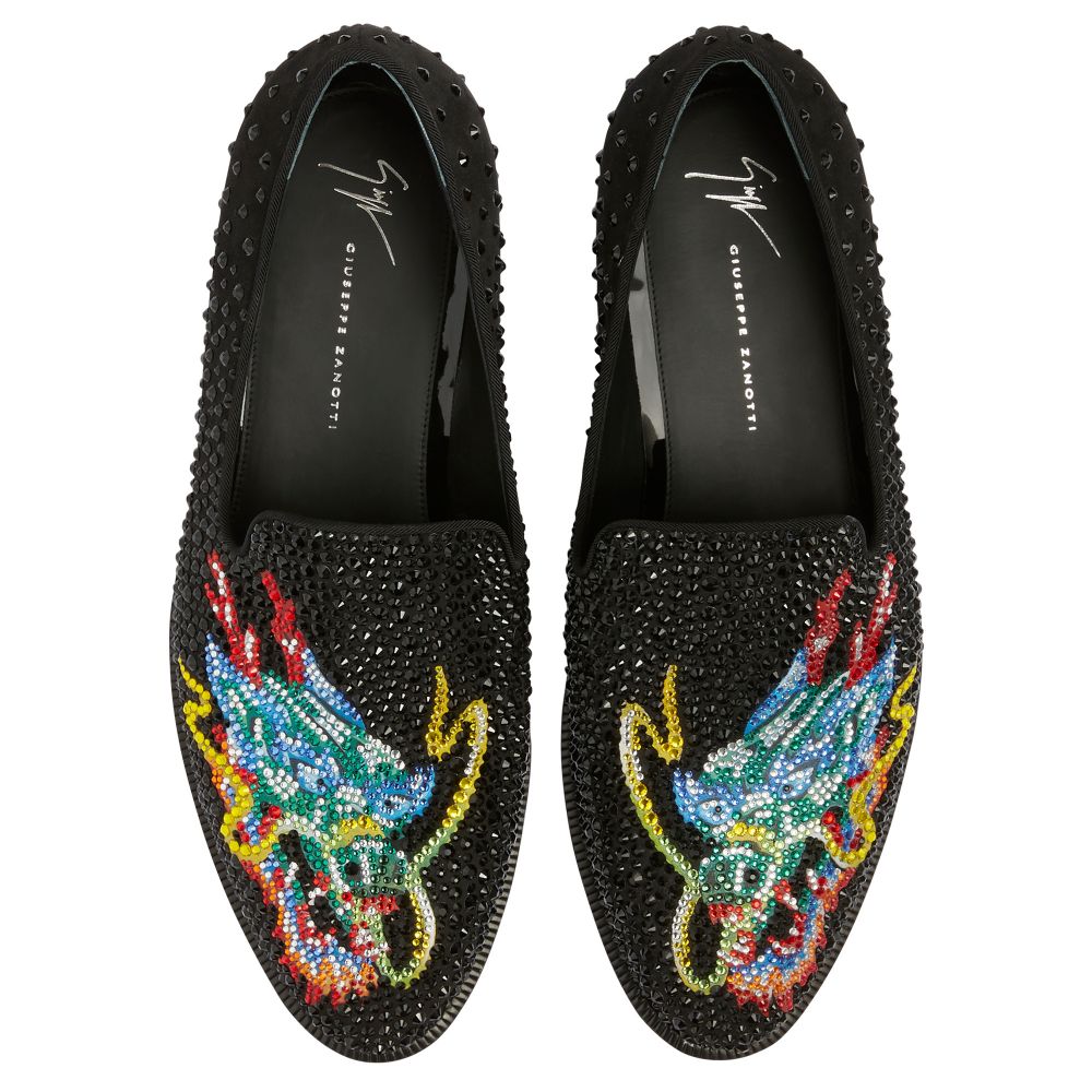 DRAGON CRYSTAL - Black - Loafers