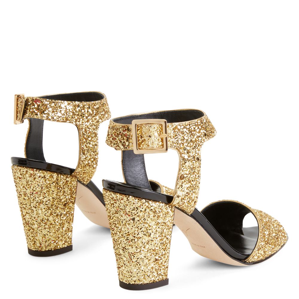 EMMANUELLE GLITTER - Gold - Sandals