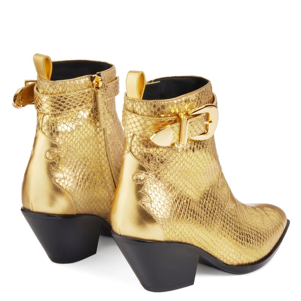 HELENA BUCKLE - Gold - Boots
