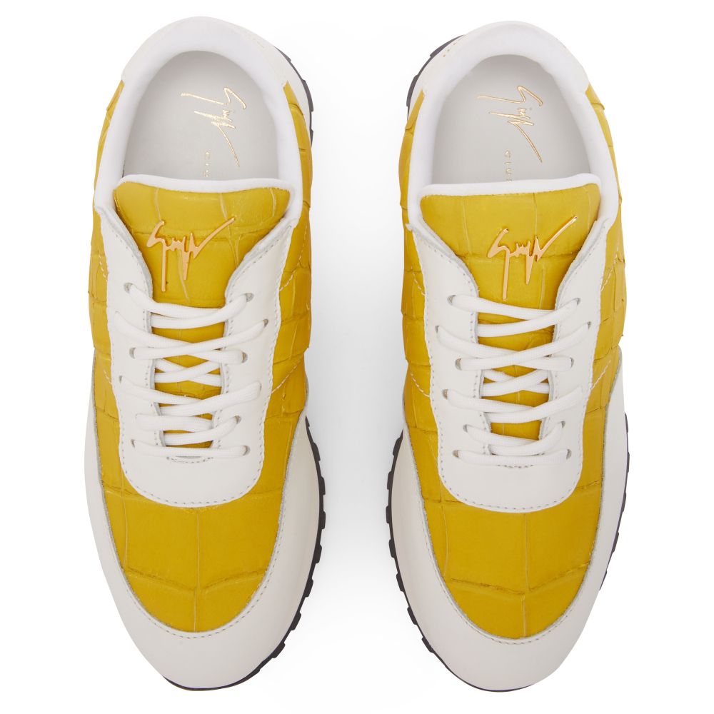 JIMI RUNNING - Yellow - Mid top sneakers