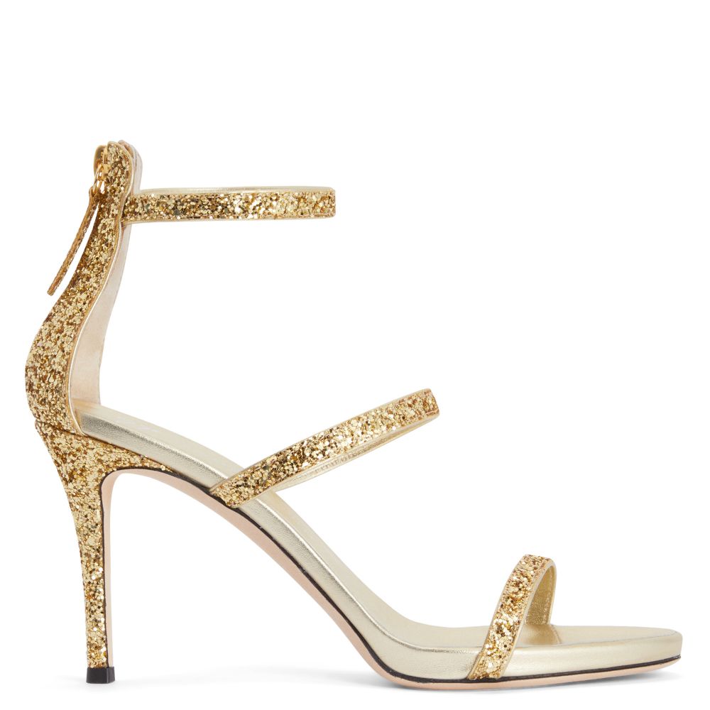 GIUSEPPE ZANOTTI ゴールドヒール GIUSEPPE ZANOTTI x KANYE WEST “Cruel Summer” Heels Gold