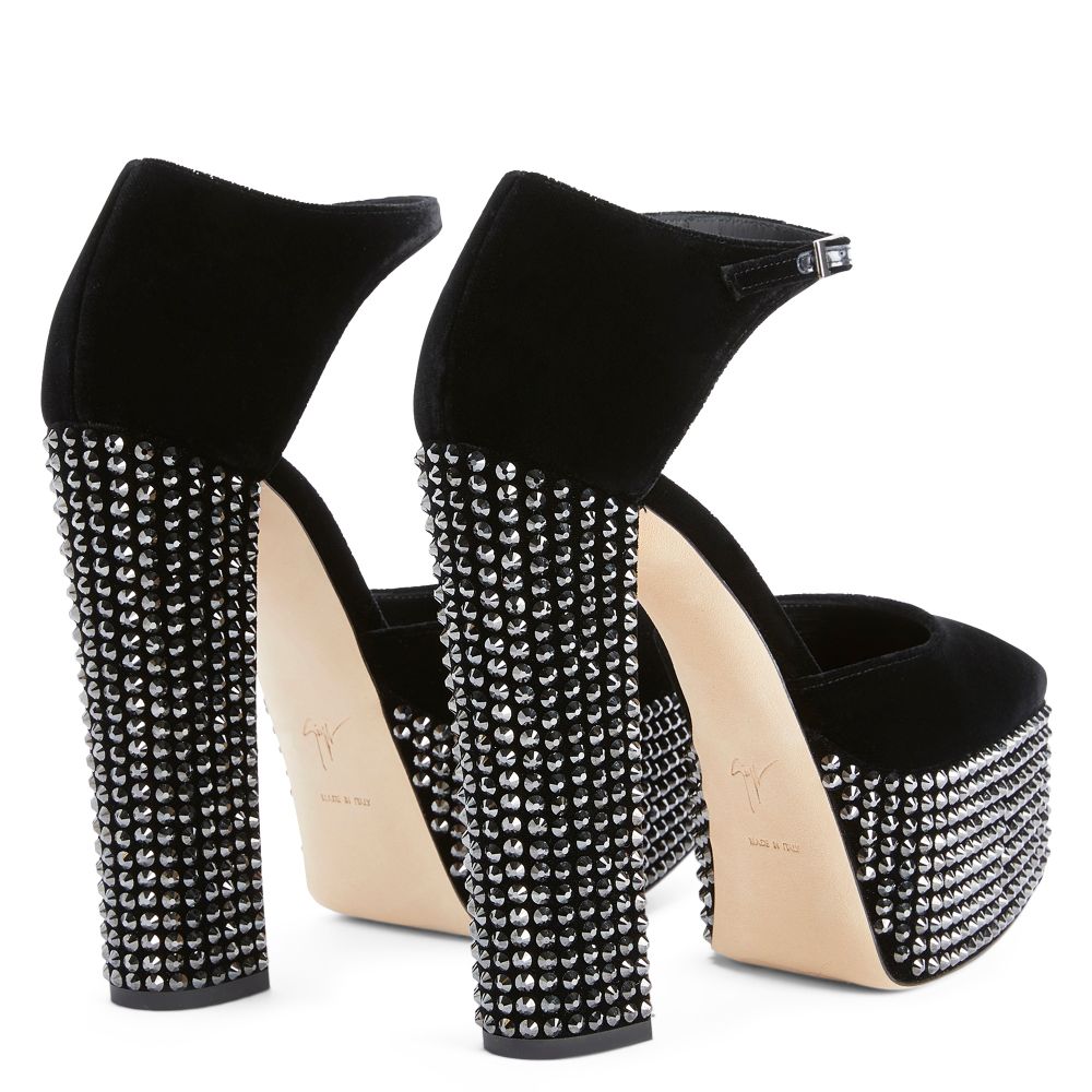 BEBE STRASS - Black - Sandals