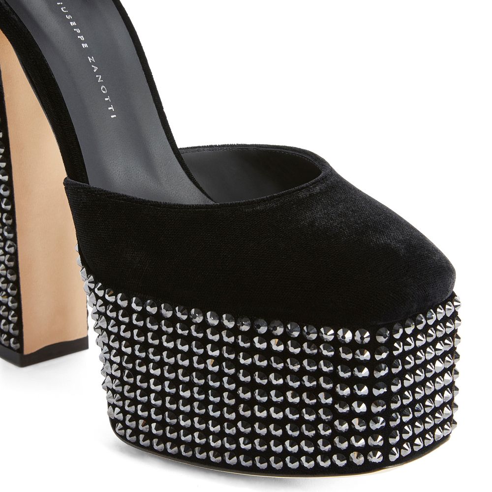 BEBE STRASS - Noir - Sandales