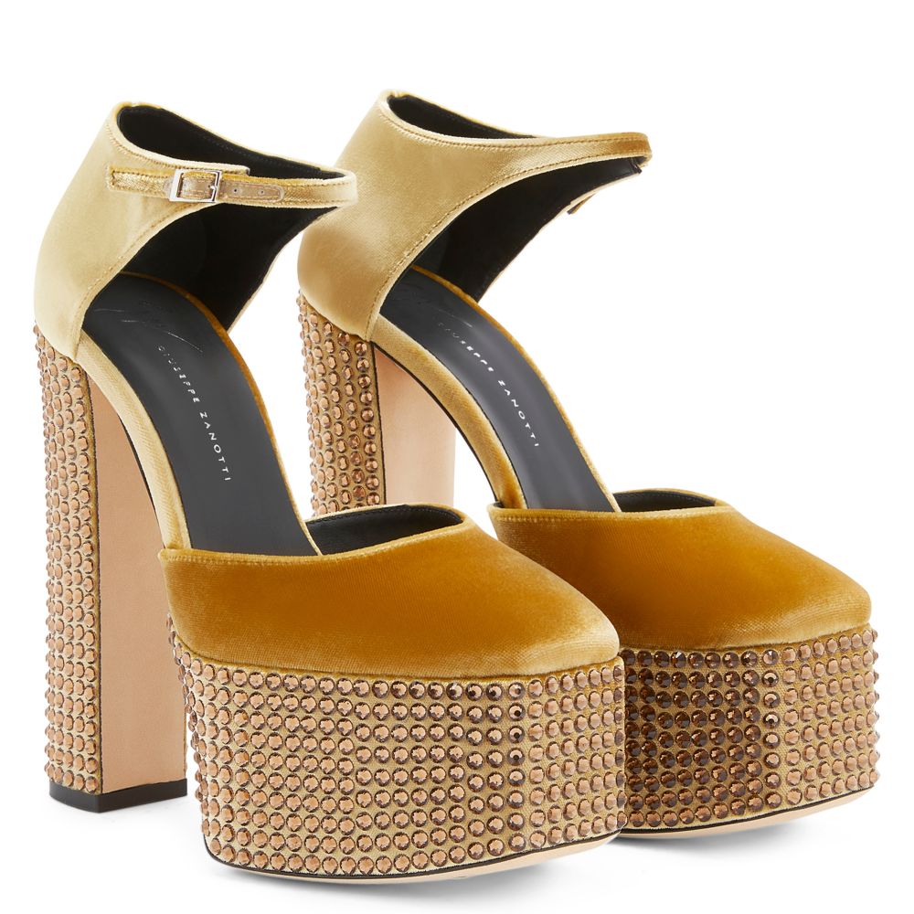 BEBE STRASS - Oro - Sandali