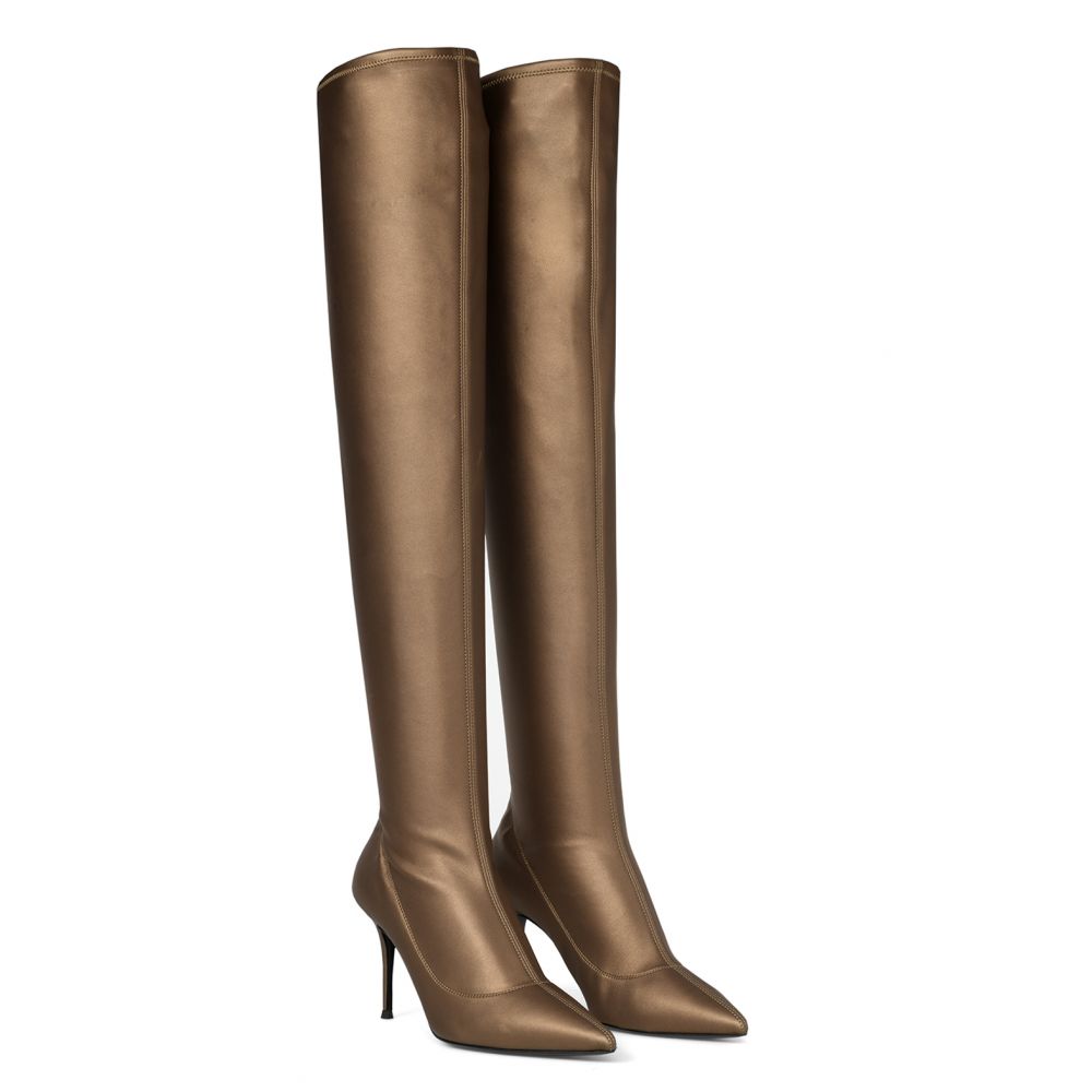 FELICITY - Boots - Gold | Giuseppe Zanotti ® Outlet US