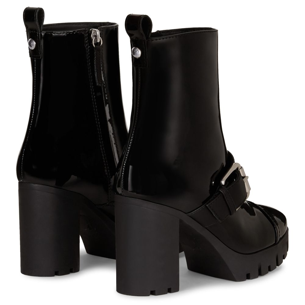 ZANDRA BUCKLE - Black - Boots