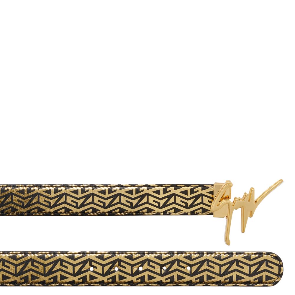 GIUSEPPE MONOGRAM - Gold - Belts