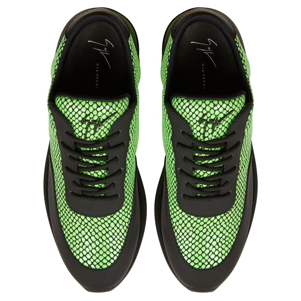 JIMI RUNNING - Green - Low-top sneakers