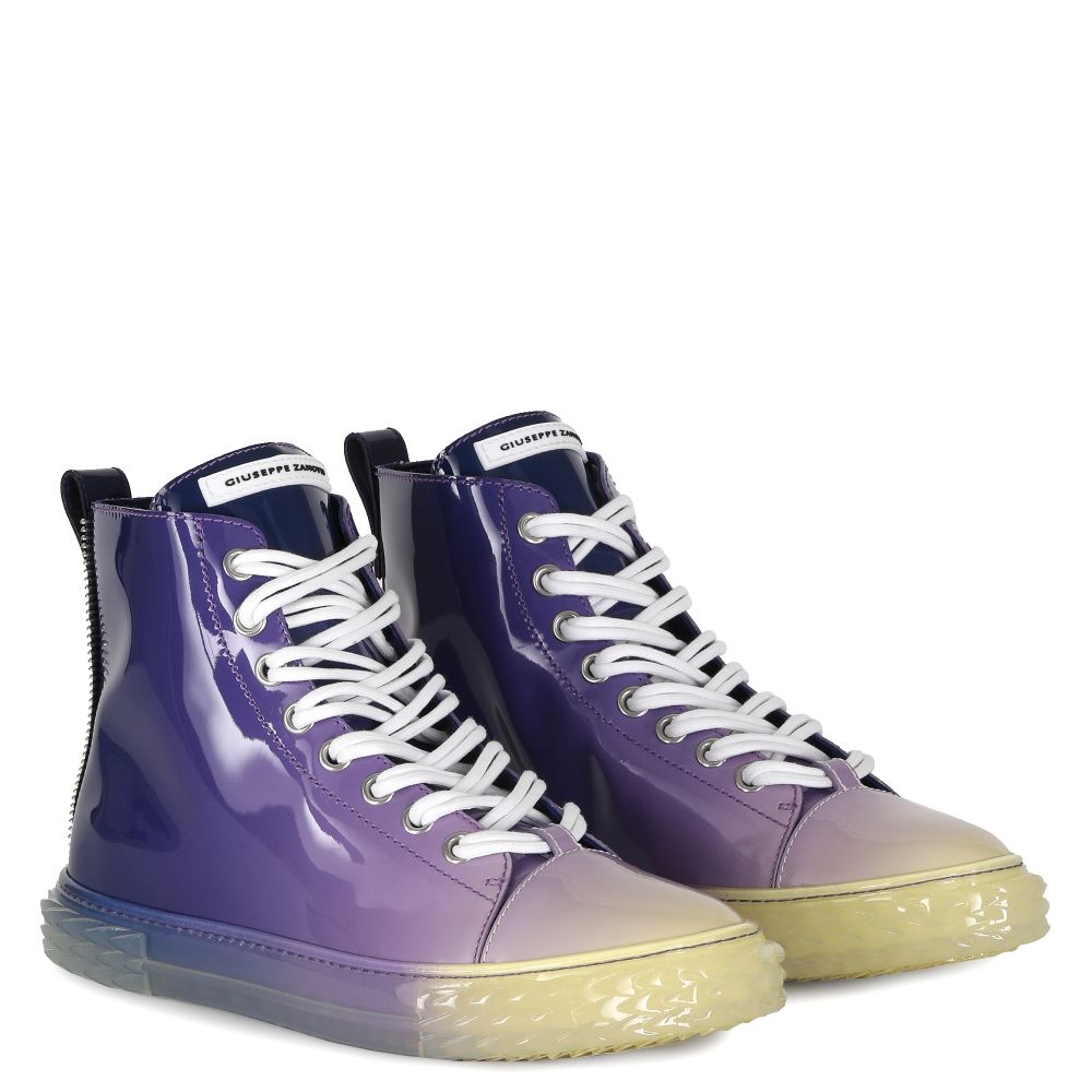 BLABBER - Purple - Mid top sneakers