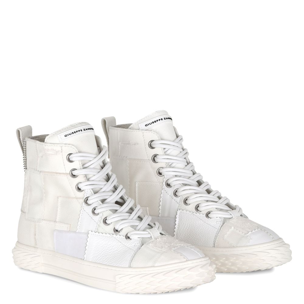 BLABBER CRAFT - White - Mid top sneakers