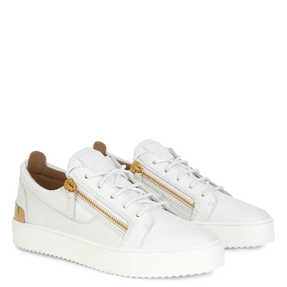 FRANKIE SHELL - White - Low-top sneakers