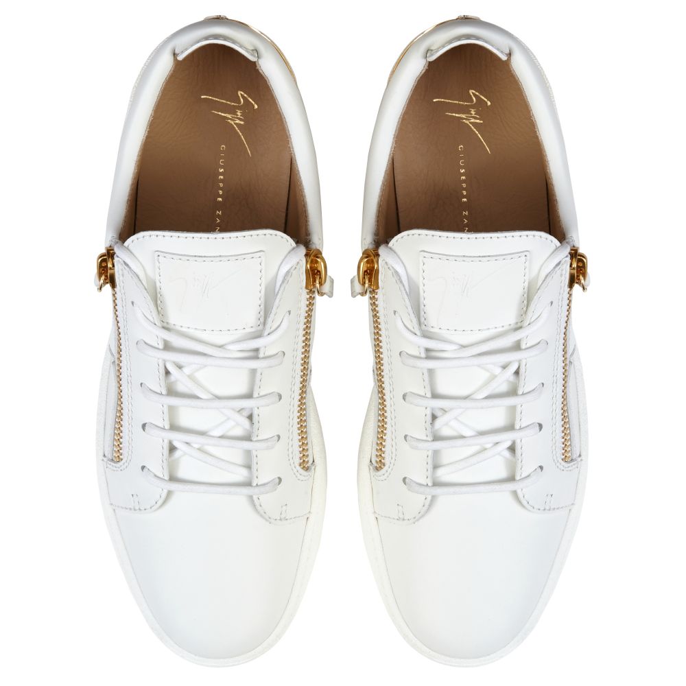 FRANKIE SHELL - White - Low-top sneakers