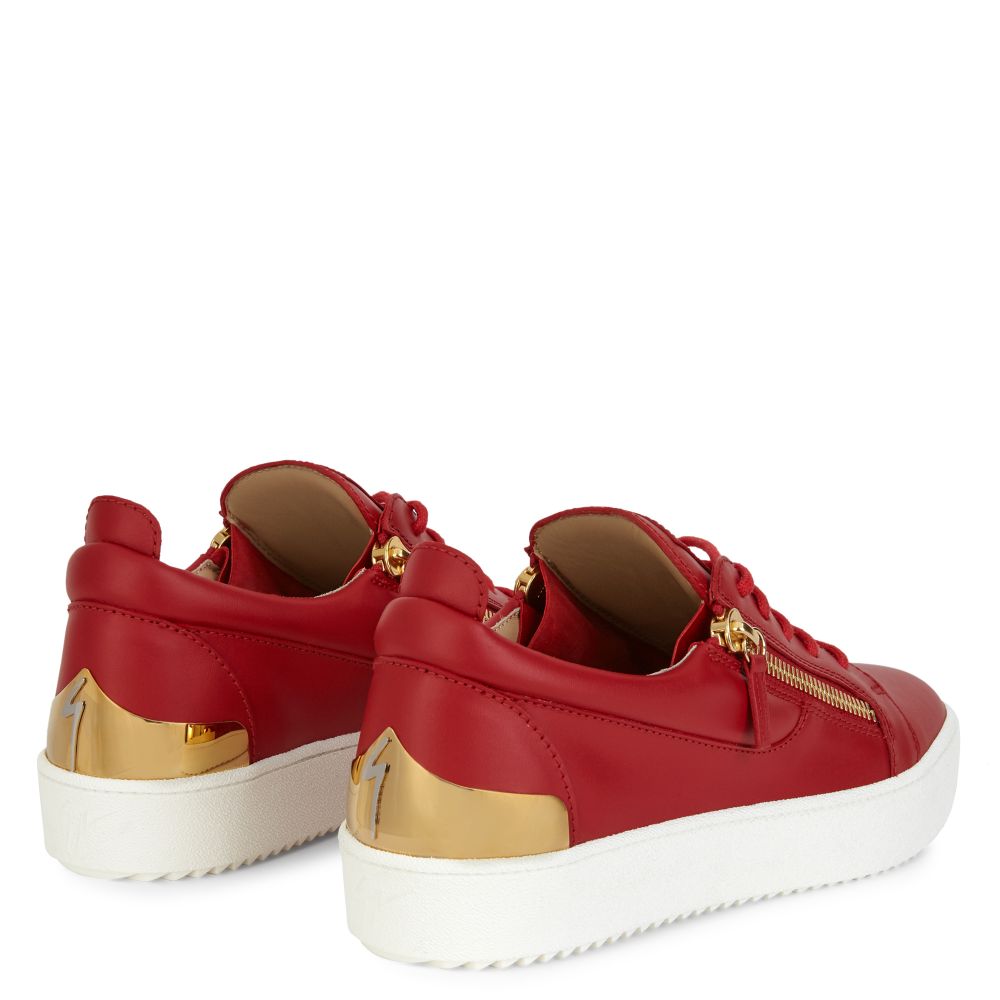 FRANKIE SHELL - Red - Low-top sneakers