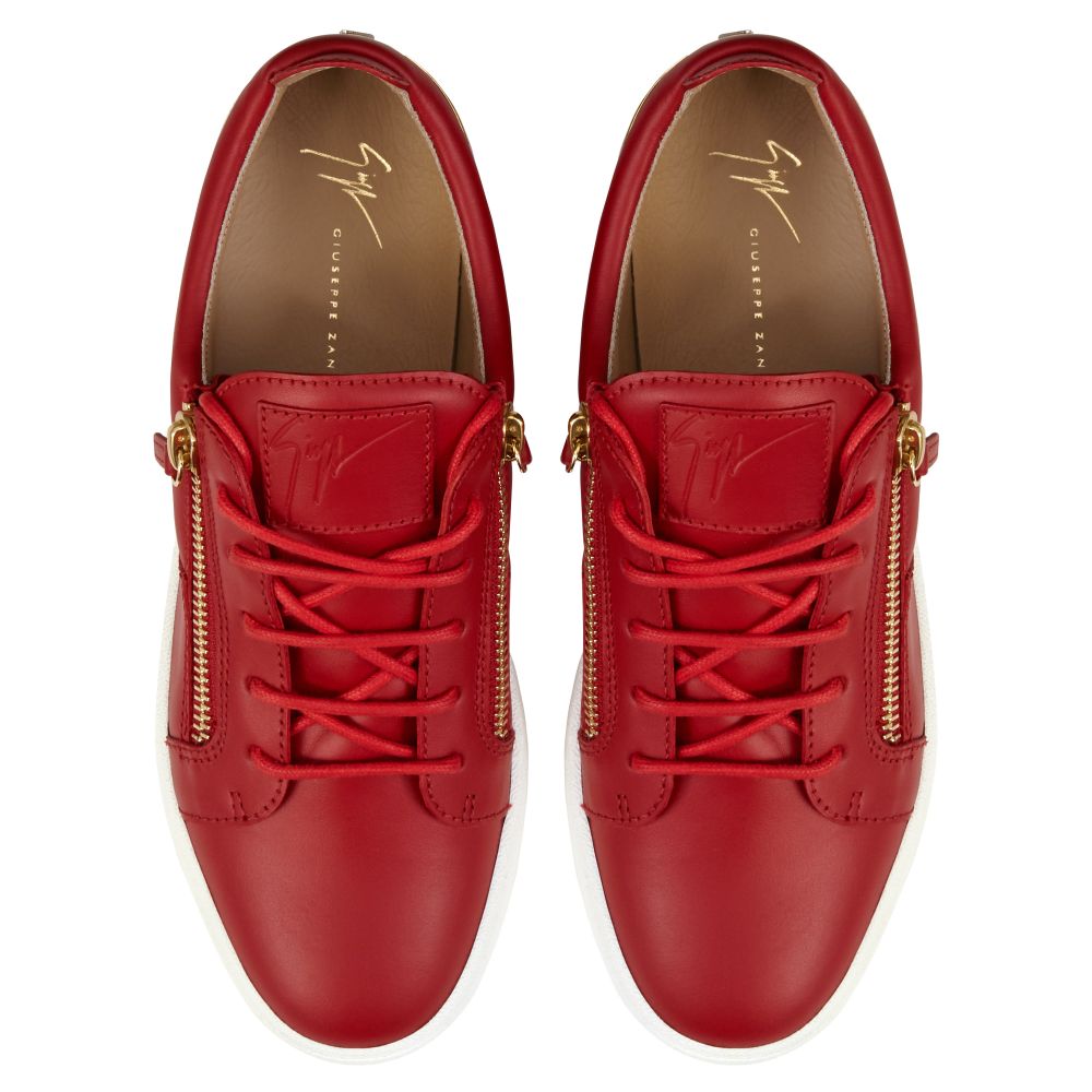 FRANKIE SHELL - Red - Low top sneakers
