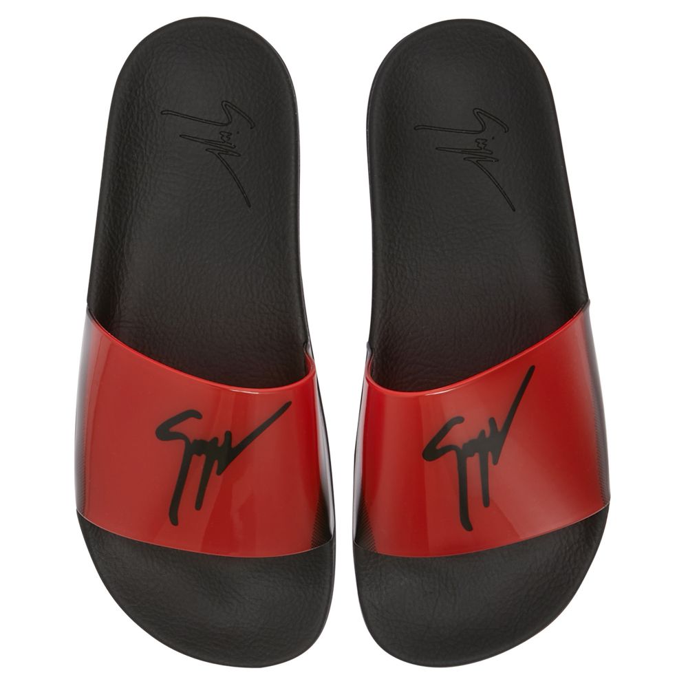 BRETT VINYL - Red - Flats