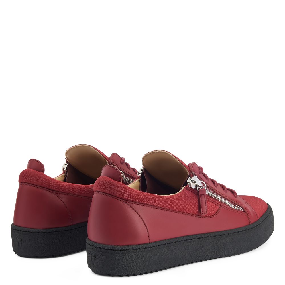 FRANKIE - Rouge - Sneakers basses