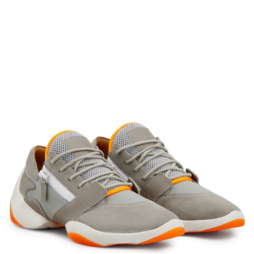 SUEDE JUMP - Grey - Low-top sneakers