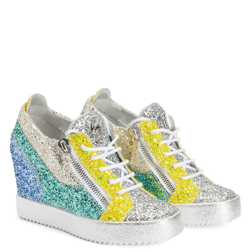 KRISS WEDGE - Multicolore - Sneaker medie