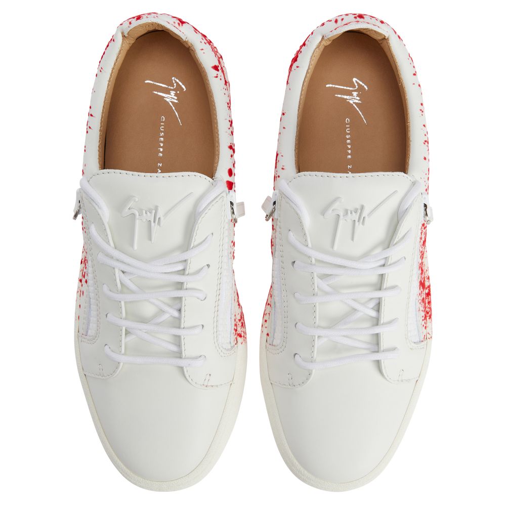 FRANKIE SPRAY - White - Low-top sneakers