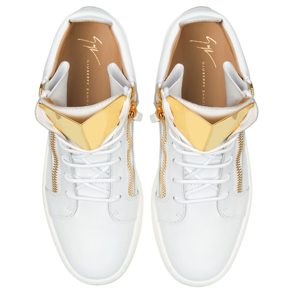 KRISS STEEL - White - Mid top sneakers