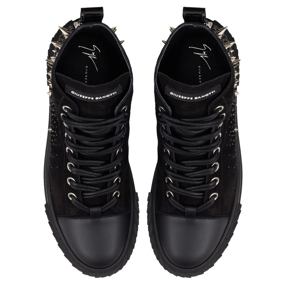 BLABBER - black - Mid top sneakers