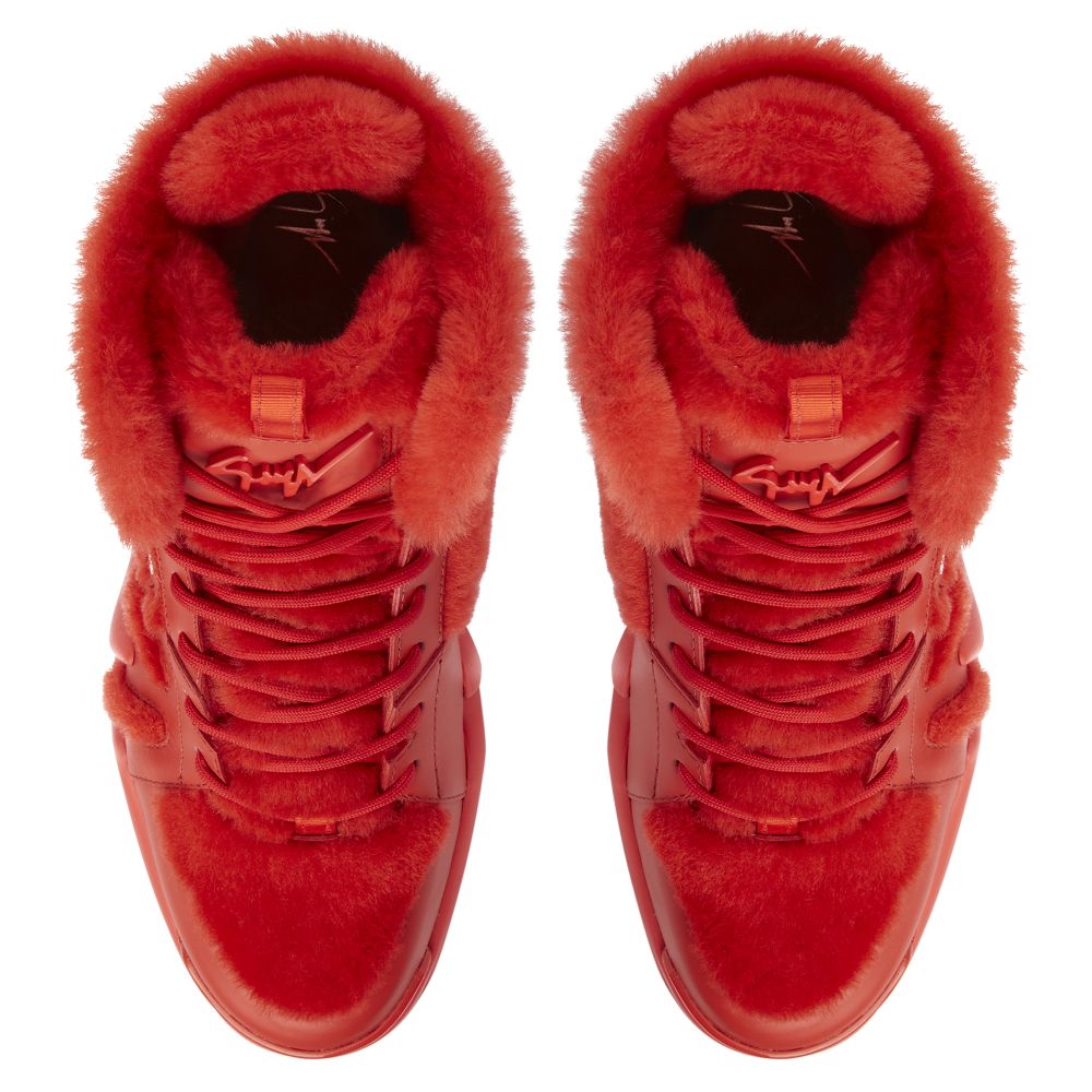 TALON WINTER - Red - Mid top sneakers