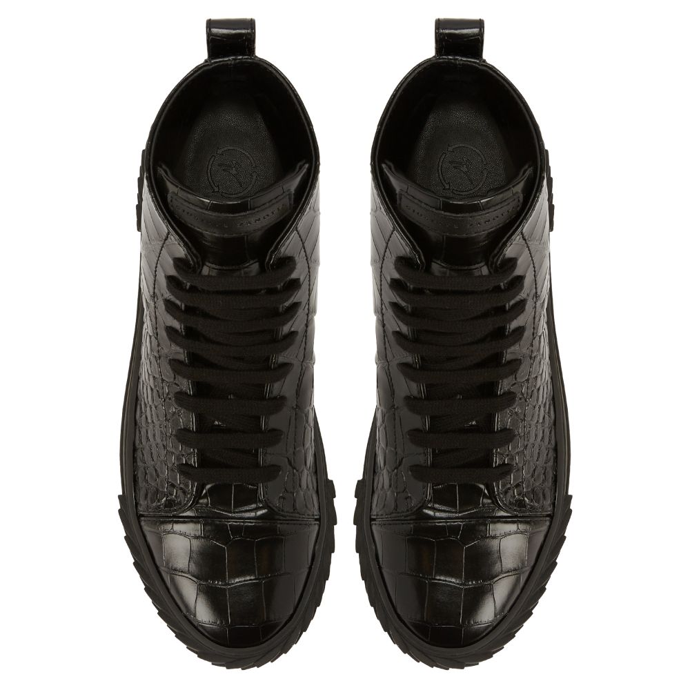ECOBLABBER - Black - Mid top sneakers