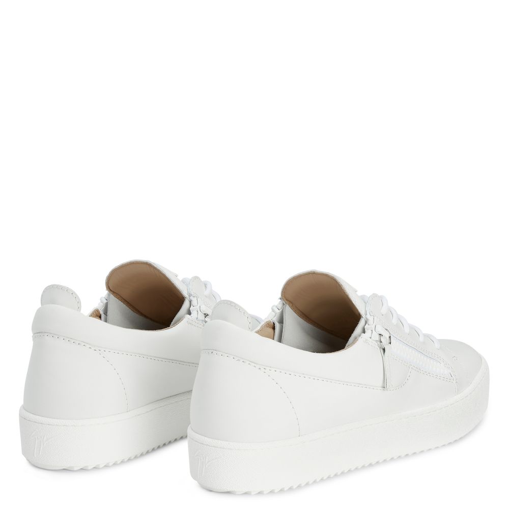 FRANKIE - White - Low-top sneakers