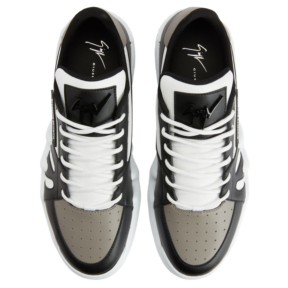 TALON - Black and white - Low-top sneakers