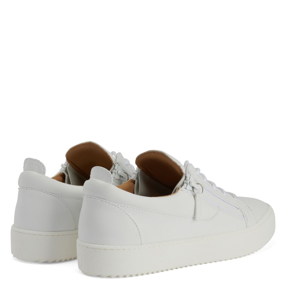 FRANKIE - White - Low-top sneakers