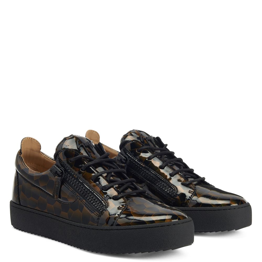 FRANKIE - Marron - Sneakers basses