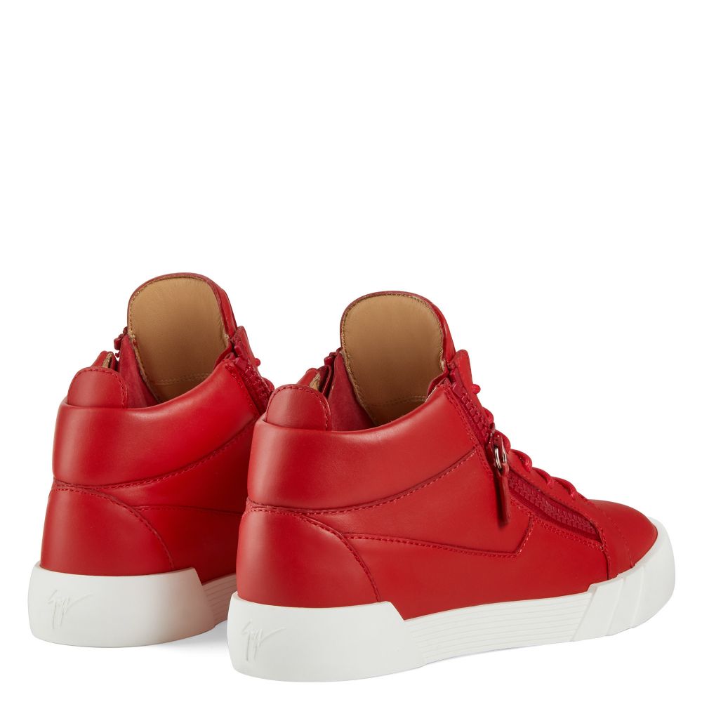 THE SHARK 5.0 MID - Rosso - Sneaker medie