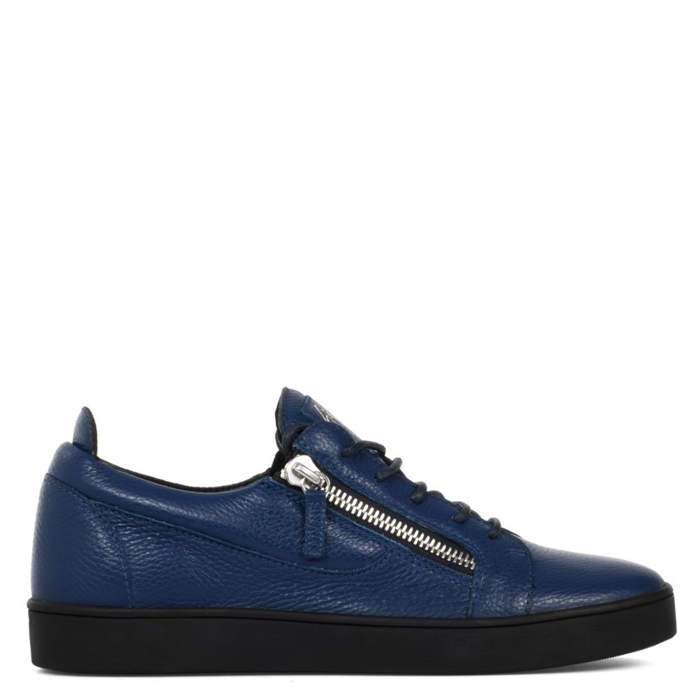 FRANKIE - Low top sneakers - Blue | Giuseppe Zanotti ® UK Outlet