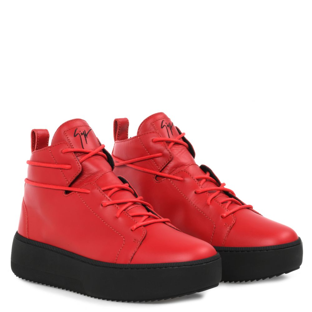 NICKI - Rouge - Sneakers montante