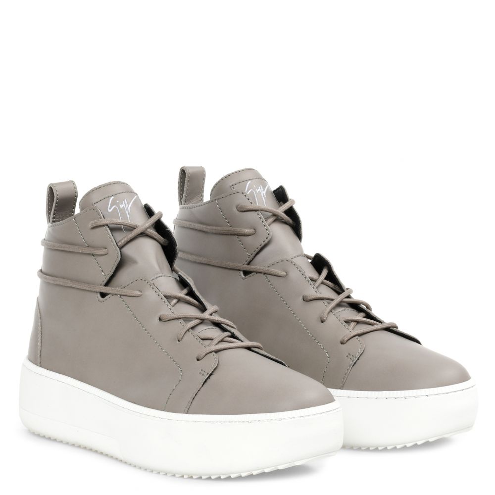 NICKI - Grey - Mid top sneakers