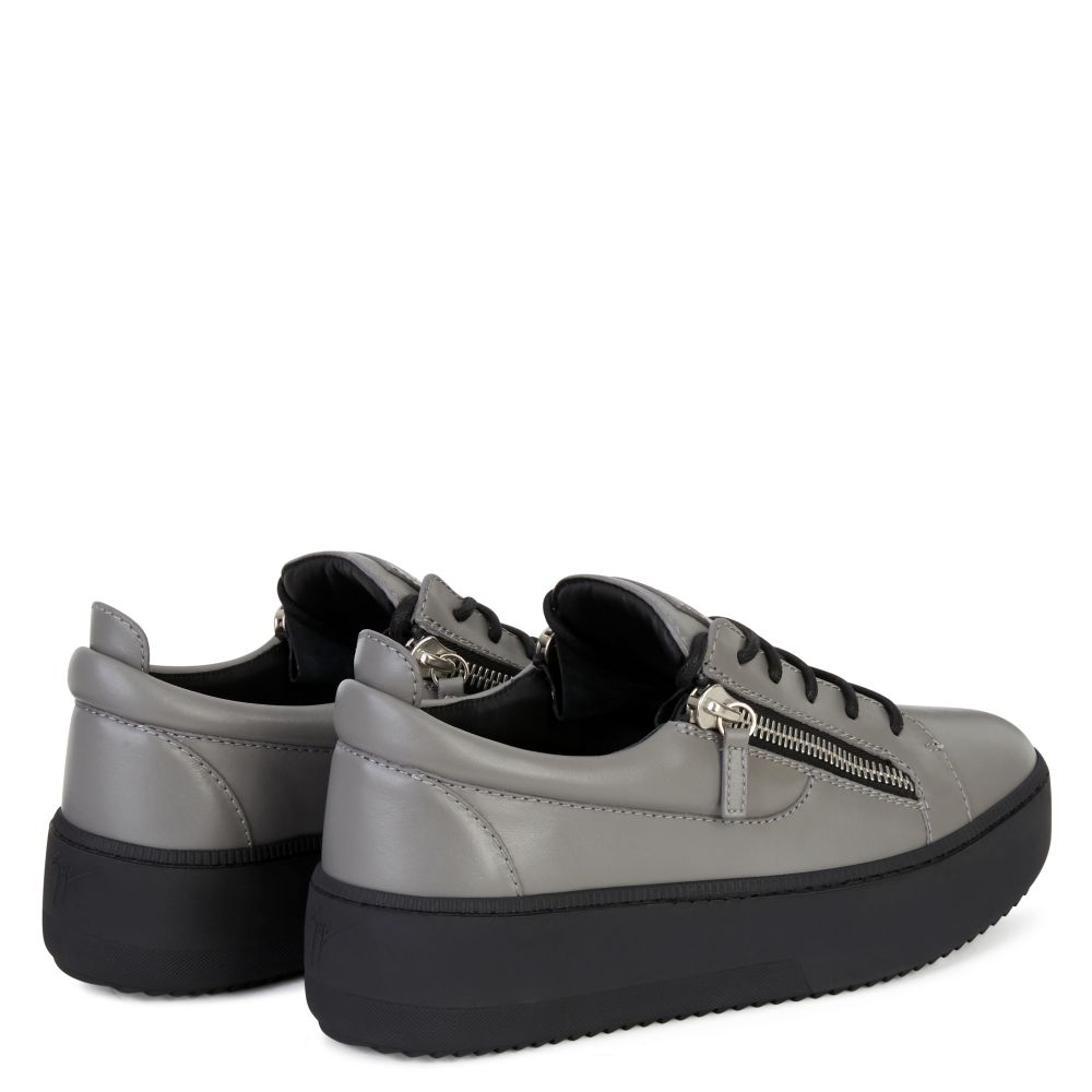FRANKIE - Grey - Low-top sneakers
