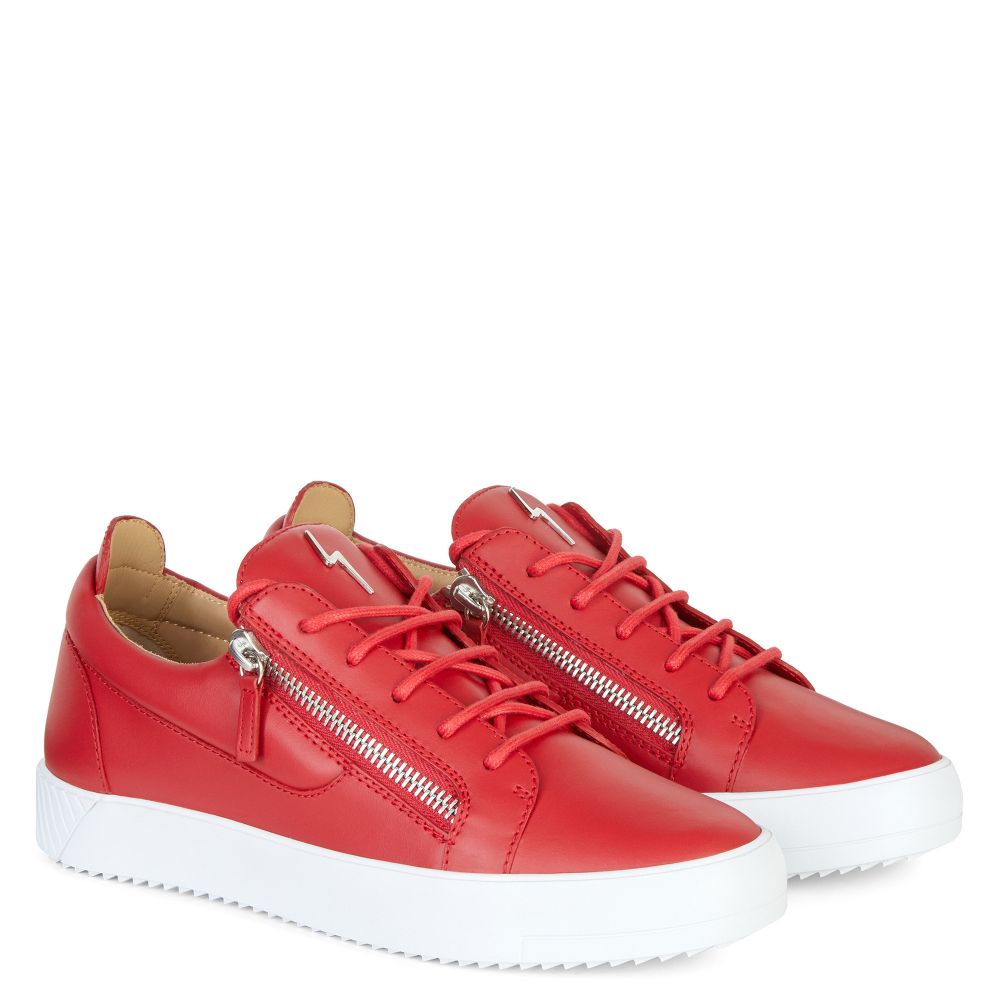 FRANKIE - Red - Low top sneakers