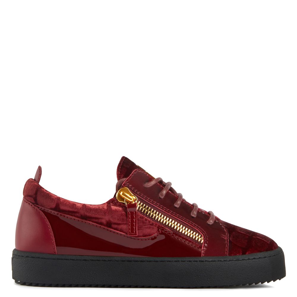 giuseppe zanotti velvet sneaker