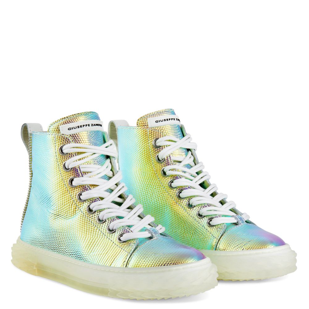 BLABBER JELLYFISH - Silver - Mid top sneakers